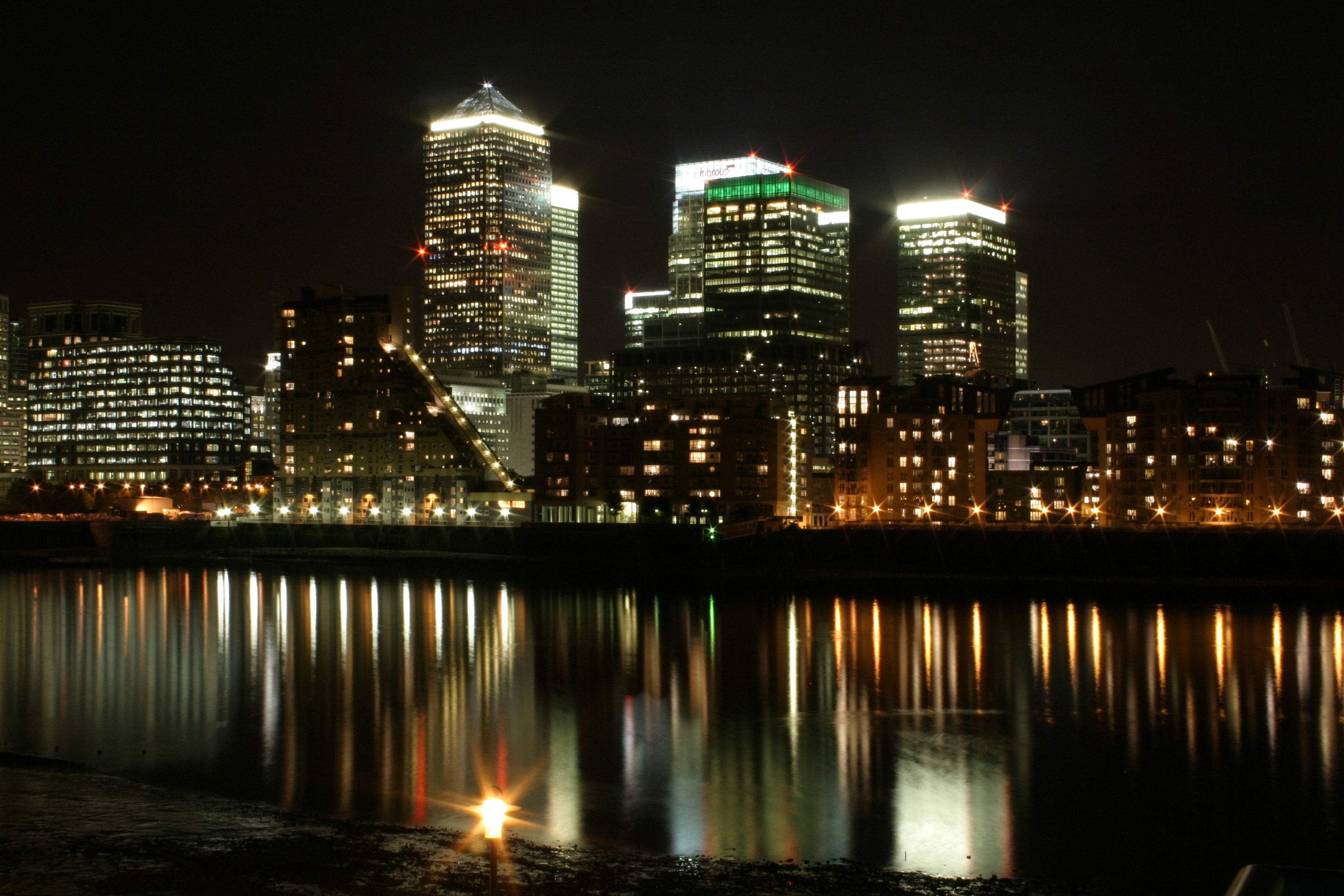 Canary Wharf by Night